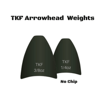 Load image into Gallery viewer, TKF Tungsten Arrowhead - Teamknowfish Tackle