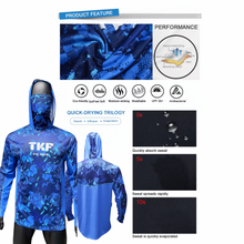 Load image into Gallery viewer, Airo-Mesh UPF 50 Moisture Wicking Airomesh Performance Fishing Hoodie - Teamknowfish Tackle