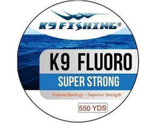 Load image into Gallery viewer, K9 Fluoro Clear 550 Yard Spool - Teamknowfish Tackle