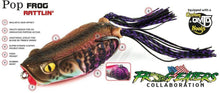 Load image into Gallery viewer, “Rattlin” Pop Frog - Teamknowfish Tackle