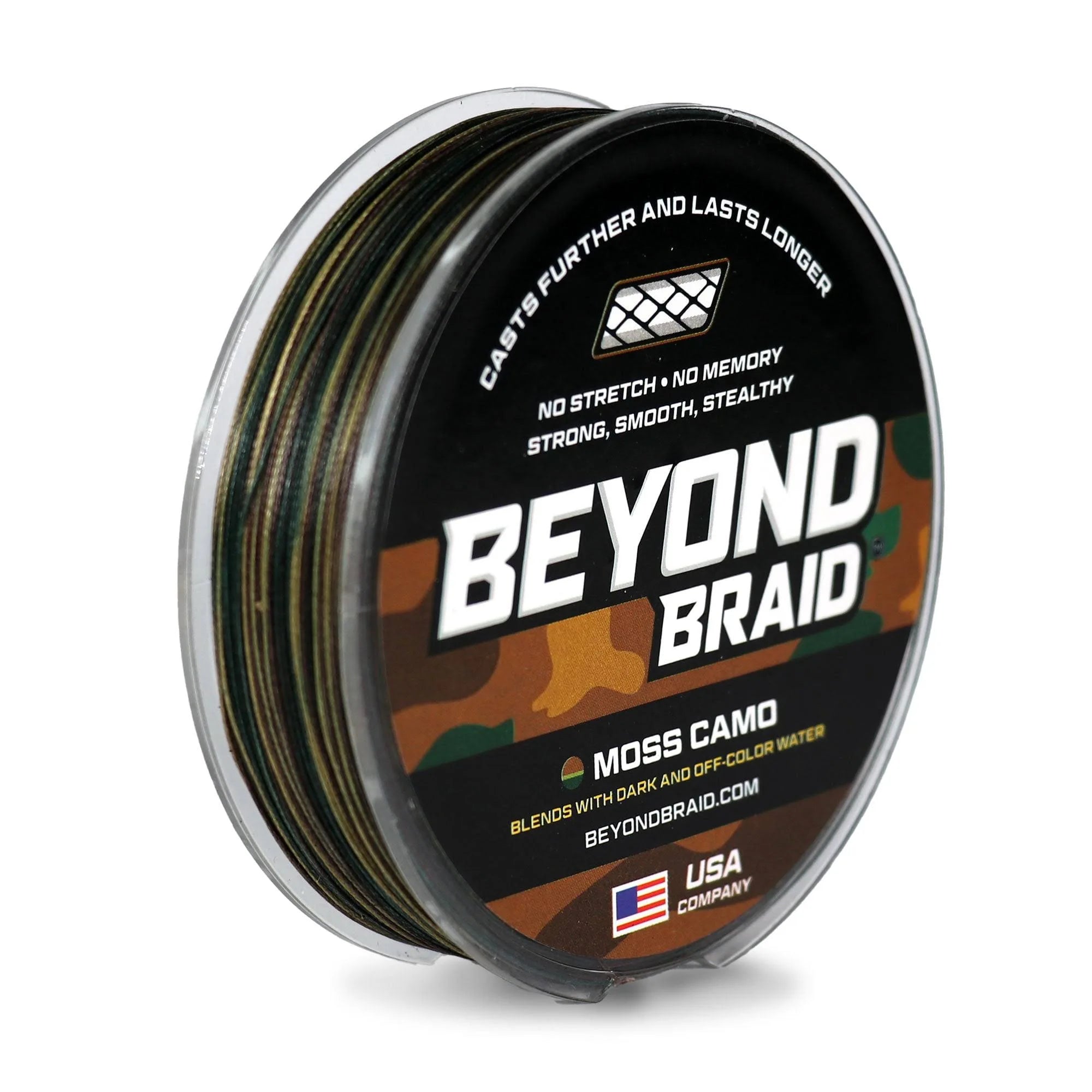 beyond braided fishing line Beyond Braid Braided Fishing Line - Moss Camo - 300 Yards