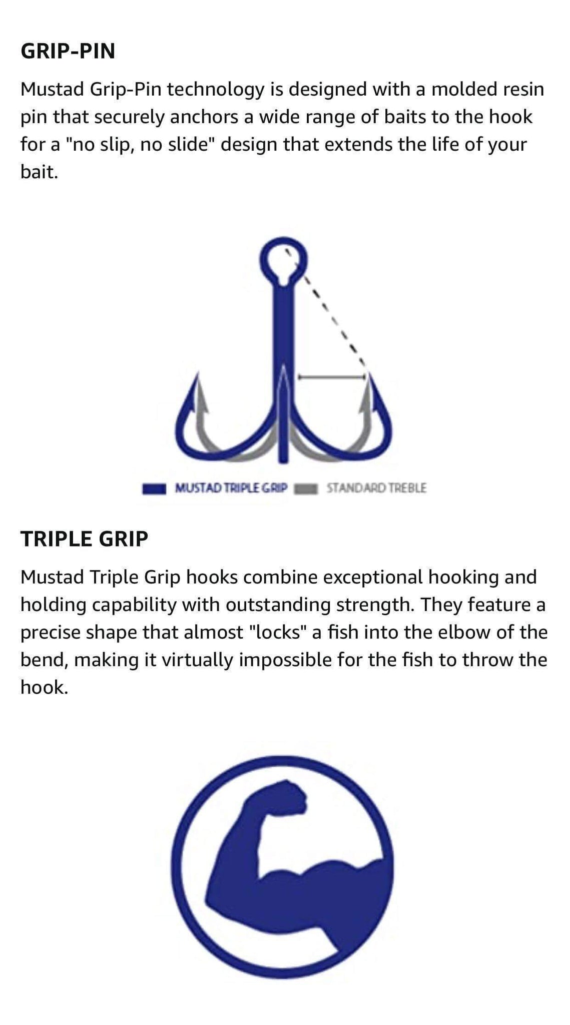 Mustad / Grip Pin Hook