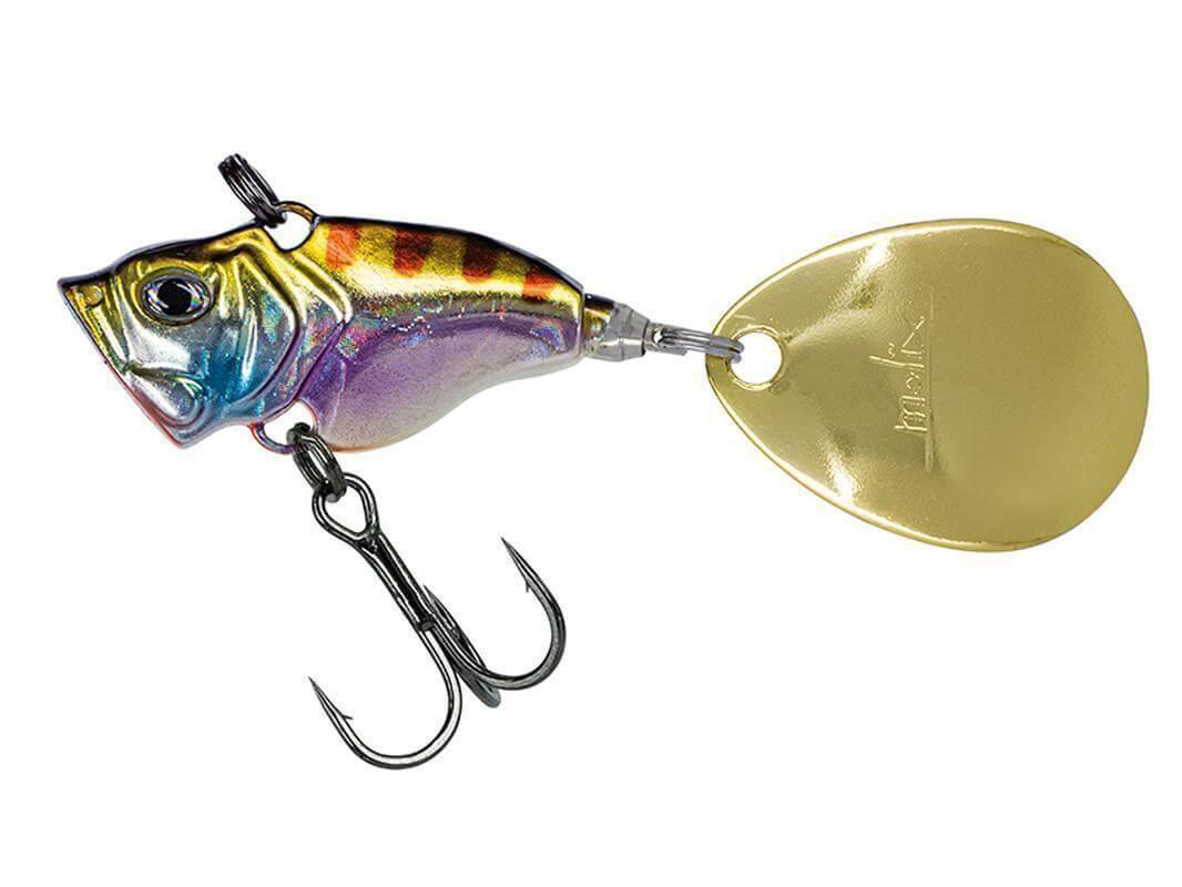 Esca Da Pesca Molix Trago Spin Tail Willow - 3/4 Oz, Colore Red Craw, Con Girella E Occhi 3D - Foto 11